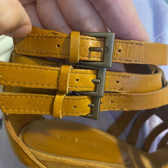 Nine West gladiator heels, Sz: 6.5, light brown - Picture 6 of 6